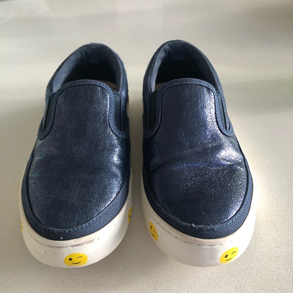 GAP Kids Blue Toddler Girl Slip On Sneakers Sz 12